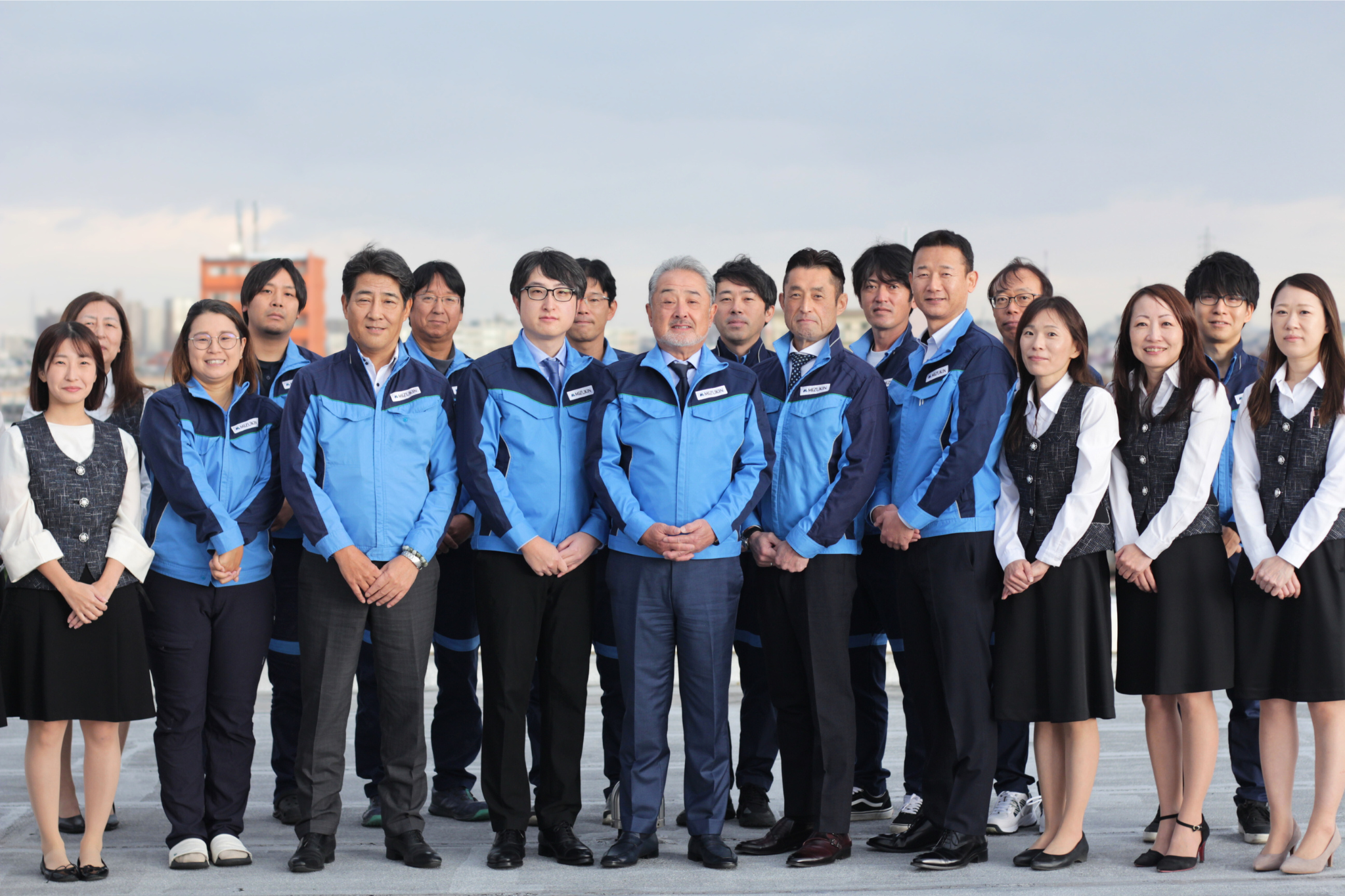 水金工事の集合写真