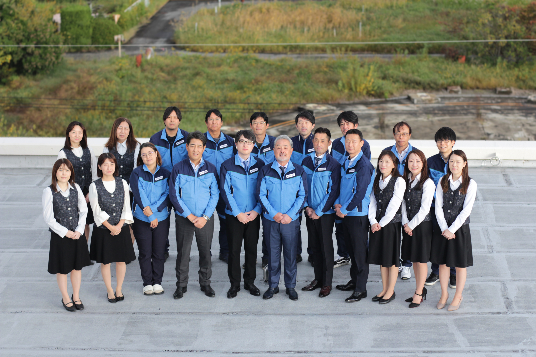 水金工事の集合写真